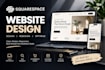 design or redesign and build squarespace website