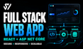 build a full stack web app with react nextjs and aspnet core
