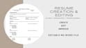 create, edit, and improve your resume