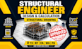 do structural engineer design and calculation, structural drawing il,ny,ca,nc,mi