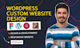 build website, website development, full stack developer, front end developer