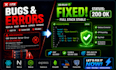 fix next js bug, react error, node js, express, and database issues
