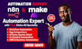 be your n8n and make com automation expert