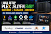 setup plex jellyfin emby sonarr radarr docker on synology qnap asustor nas