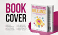 design self help book cover, personal development and business paperback cover