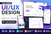 design modern UI UX and interactive figma prototypes