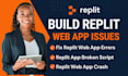 build and deploy your replit web app with runtime setup