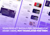 design arabic rtl UI UX for your app, website, saas