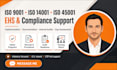 provide iso 9001 14001 45001 27001 documentation