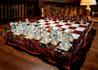 create a custom handmade epoxy resin chess set
