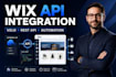 integrate any third party API with your wix website using wix velo code