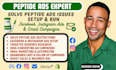 solve peptide ads issues, setup and run peptide fb ig ads, setup email campaigns