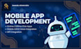 build a custom mobile app with online,offline database