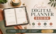 create a custom ai assisted digital planner in canva