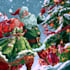 draw professonal christmas cartoon illustration, concept art
