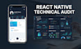 audit react native app for performance, security, architecture and scalability