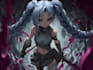 create dark art, metal, gothic illustration