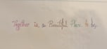 write beautiful handwritten letters and custom caligraphy