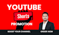 do organic youtube shorts video promotion for fast growth