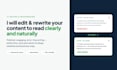 edit and proofread your content to read clearly and naturally