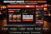 build a modern restaurant website with online ordering