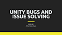 solve bugs in your unity3d  games