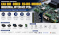 design can bus obd2 rs485 modbus industrial interface pcb and gateway hardware