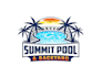 create attractive and imagination swimming pool logo design