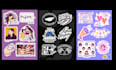 design a custom sticker pack for you