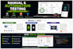 do QA automation selenium, playwright, appium
