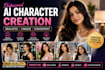 create a unique and consistent ai character