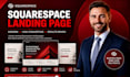 build squarespace landing page, squarespace website and redesign squarespace