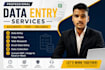 do data entry, copy paste, pdf to excel