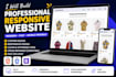 do website development as full stack web developer, front end, backend developer