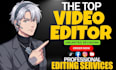 professionally edit your youtube video with fast delivery