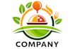 create a modern food business logo design