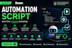 scripting and automation, bash, powershell, python