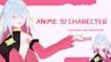 do 3d anime character for game animation