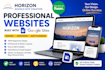 design  modern and responsive design by using google site