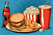 make a food pop art illustration