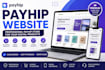 build and design a professional payhip website or online store