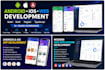 ios, android and web applications professionally
