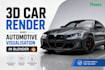 do 3d car render and automotive visualisation in blender