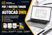 convert pdf to autocad or dwg or cad