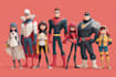 make your book illustration superhero comes art