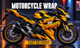 create professional motorcycle wrap design, car wrap and helmet wrap design