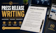 write a professional press release for your business brand or event