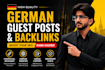 publish high quality german guest posts on german websites