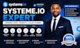 setup systeme io landing page systeme io website expert systeme io sales funnel