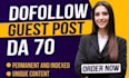 publish guest post backlinks on high da websites